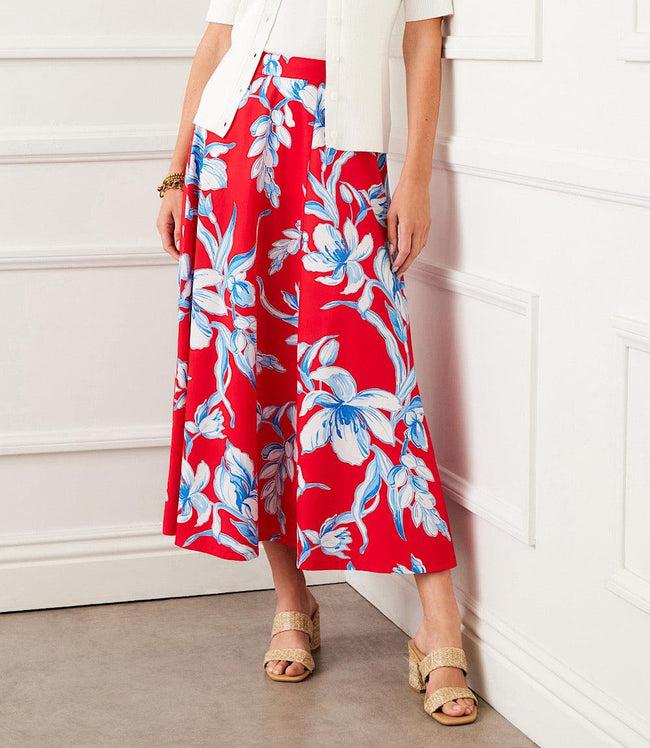 karen kane Print Midi Circle Skirt Karen Kane