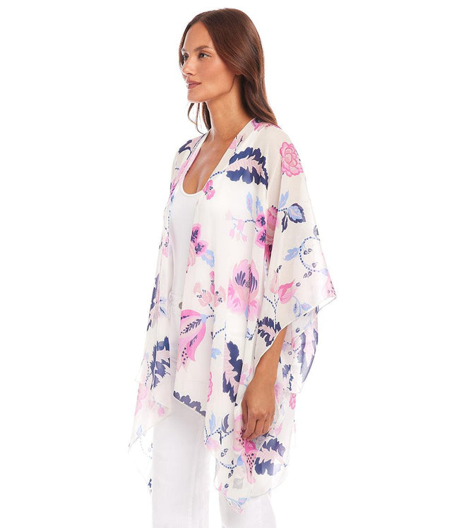 Karen Kane Print Open Front Jacket Karen Kane