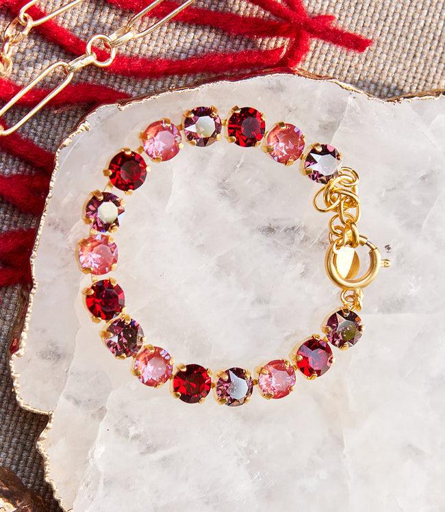 Karen Kane Red Crystal Chain Bracelet Karen Kane