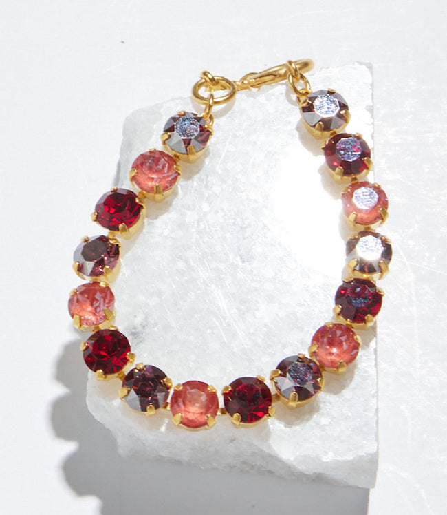 karen kane Red Crystal Chain Bracelet Karen Kane