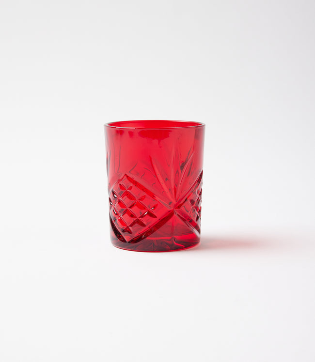 karen kane Red Crystal Drinking Glass Karen Kane