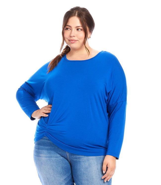 karen kane Royal Plus Size Pick Up Top Karen Kane