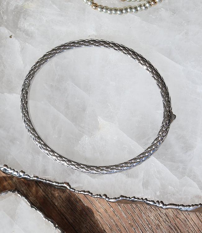 Karen Kane Silver Bangle Bracelet Karen Kane