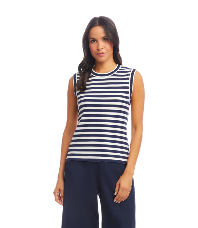 Karen Kane Stripe Stripe Tank Karen Kane