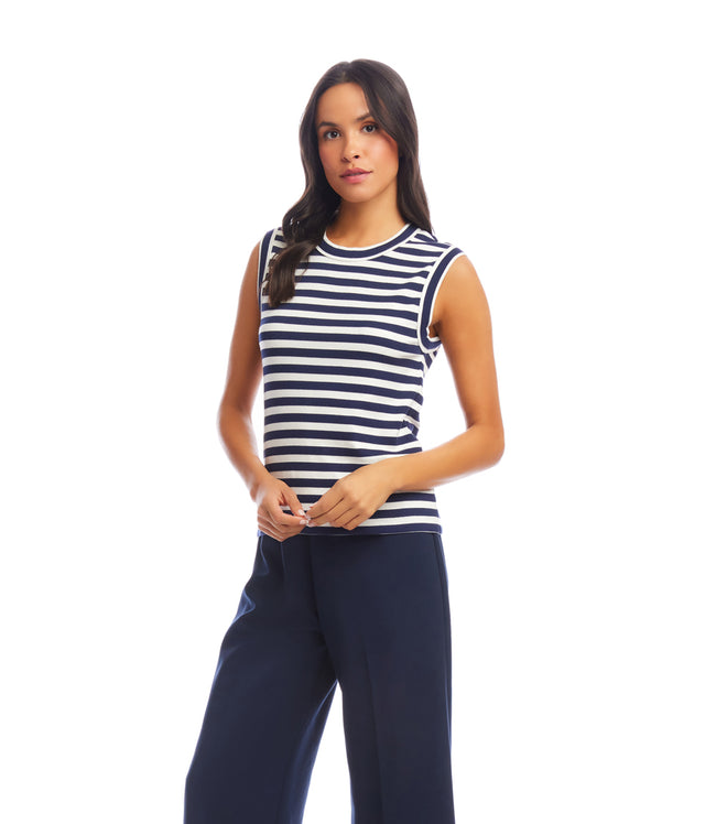 Karen Kane Stripe Stripe Tank Karen Kane