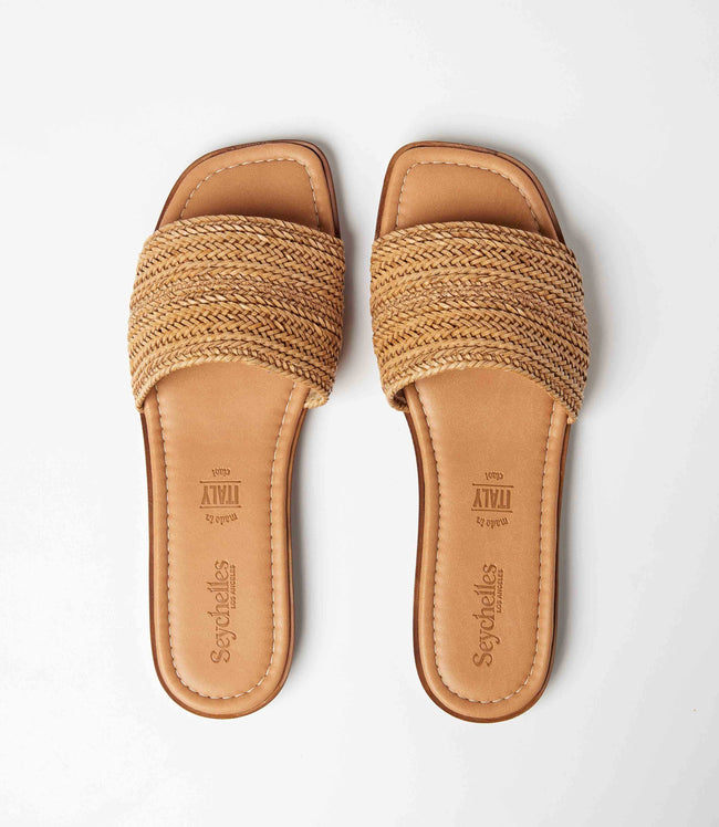 Karen Kane Tan Palm Perfection Sandals Karen Kane