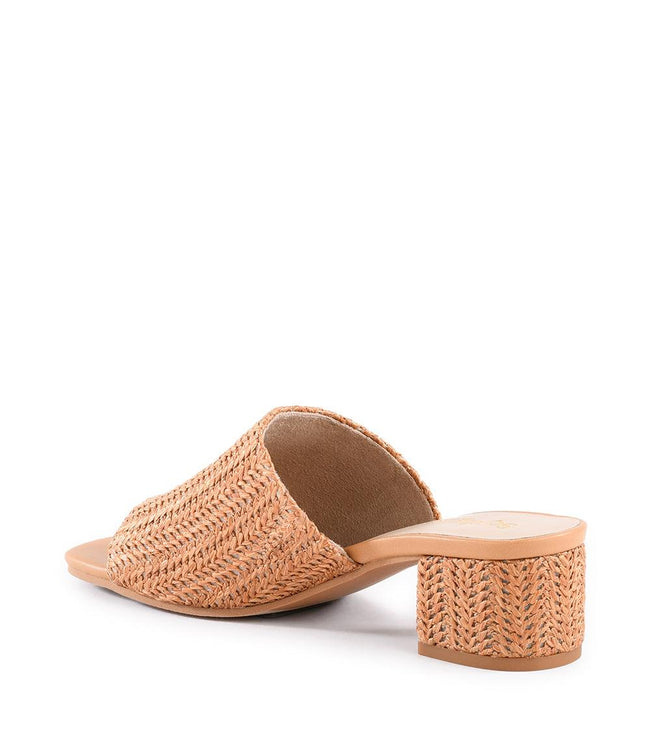 Karen Kane Tan Pepper Mid Heel Sandals Karen Kane