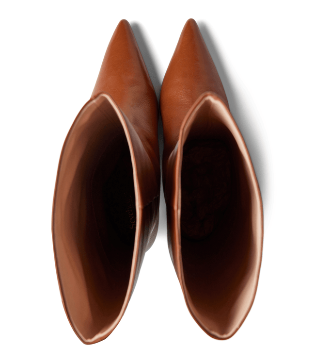 Karen Kane Tan Tall Pointed Toe Boots Karen Kane