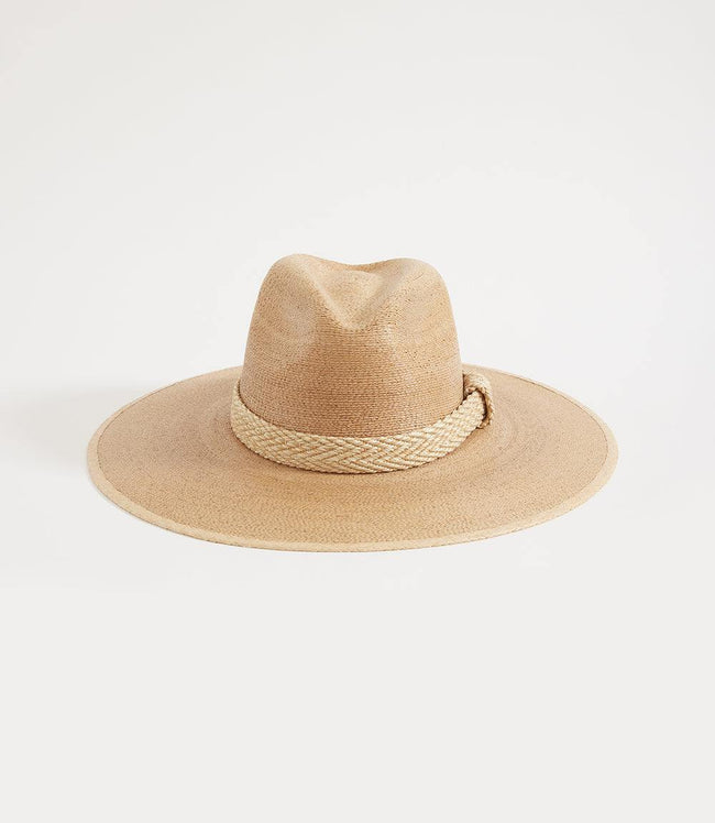 Karen Kane Tan Wide Brim Palm Leaf Hat Karen Kane