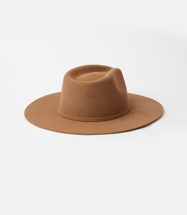 Karen Kane Tan Wool Rancher Hat Karen Kane