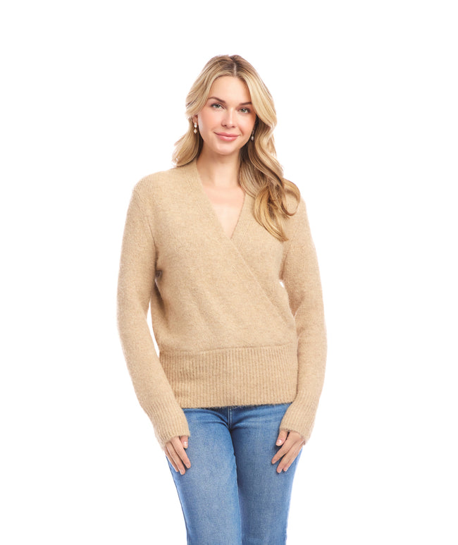 Karen Kane Wheat Wrap Sweater Karen Kane