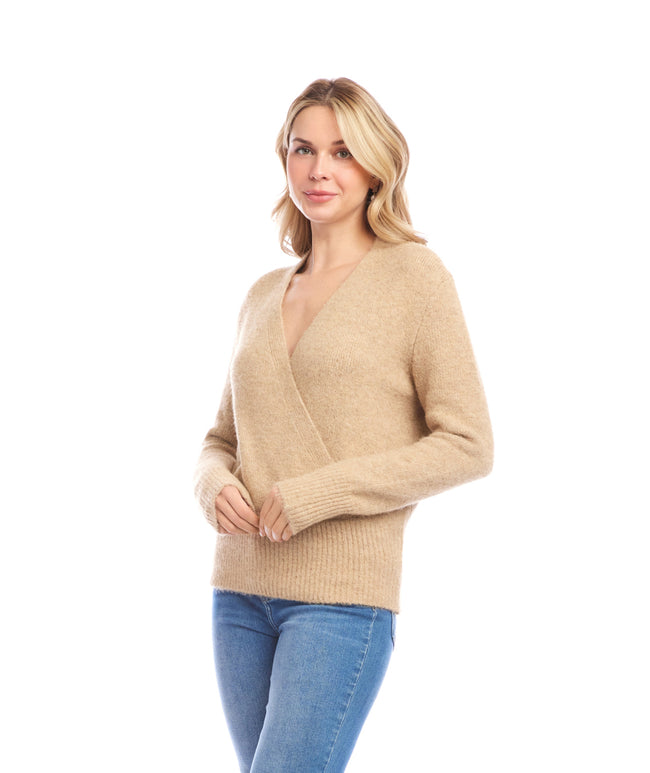 Karen Kane Wheat Wrap Sweater Karen Kane