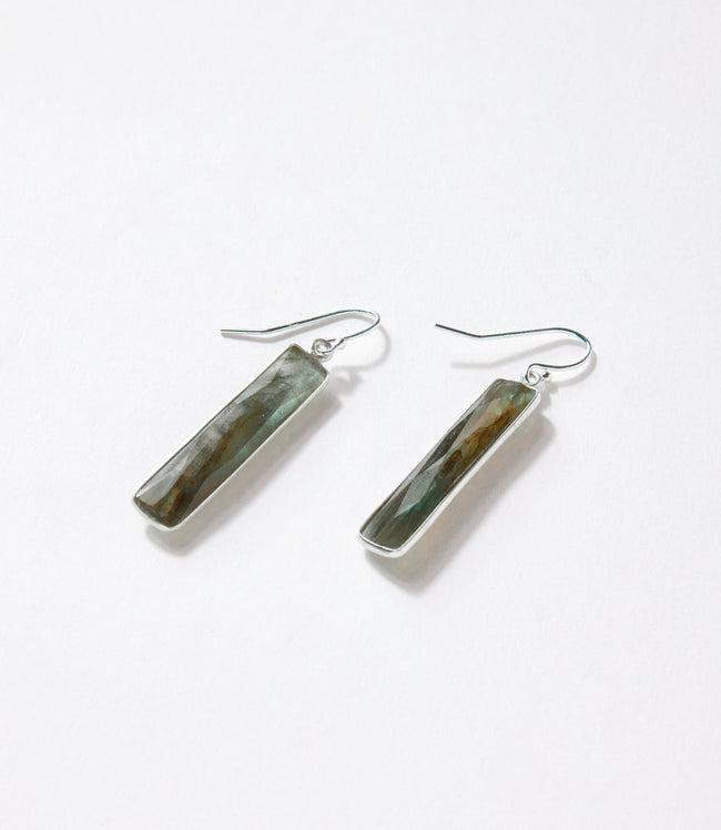 Karen Kane Labradorite Labradorite Bar Earrings Karen Kane