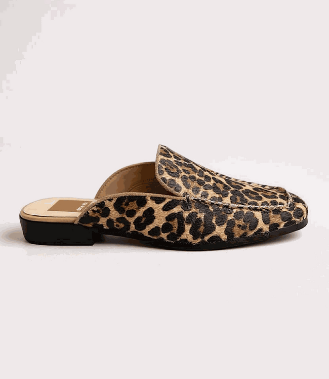 Karen Kane Leopard Dolce Vita Bradly Calf Hair Mules Karen Kane