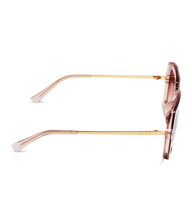 Karen Kane Light Pink DIFF Sandra Crystal Square Sunglasses Karen Kane