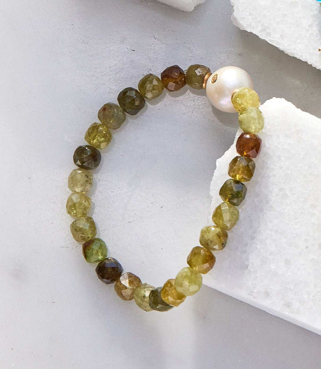 Karen Kane Multi Gemstone And Pearl Bracelet Karen Kane