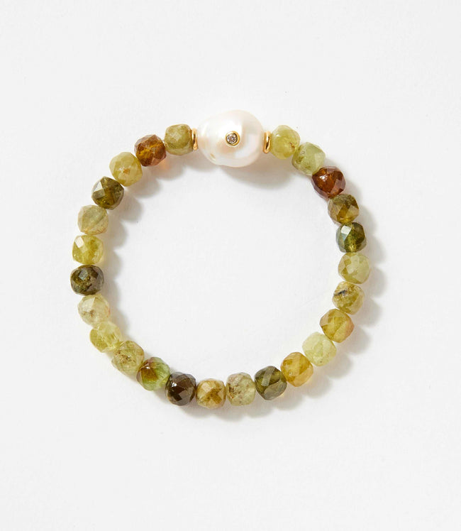 Karen Kane Multi Gemstone And Pearl Bracelet Karen Kane