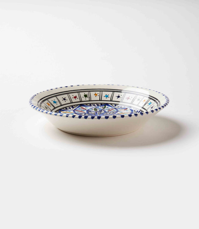 Karen Kane Multi Handpainted Ceramic Plate Karen Kane