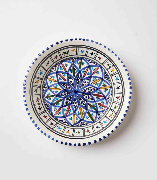 karen kane Multi Handpainted Ceramic Plate Karen Kane