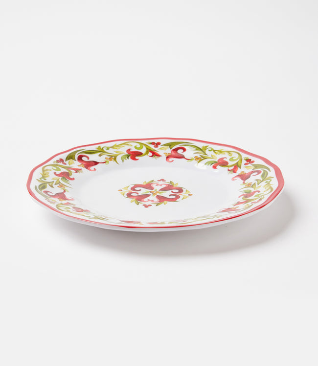 Karen Kane Multi Melamine Roma Salad Plate Karen Kane