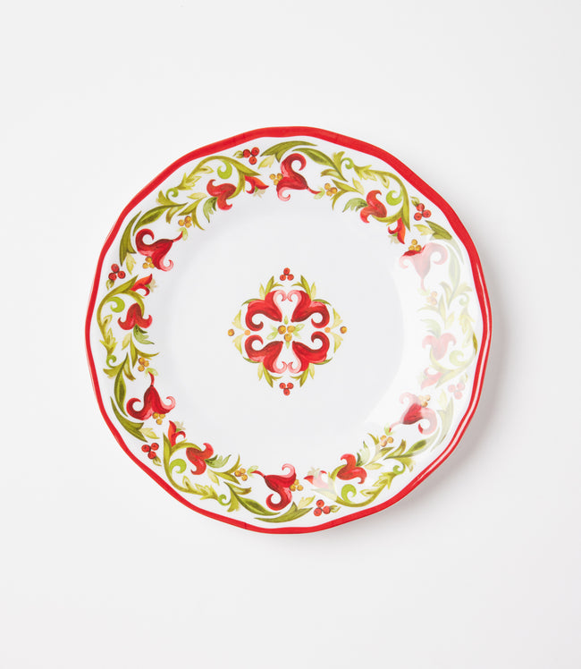 karen kane Multi Melamine Roma Salad Plate Karen Kane