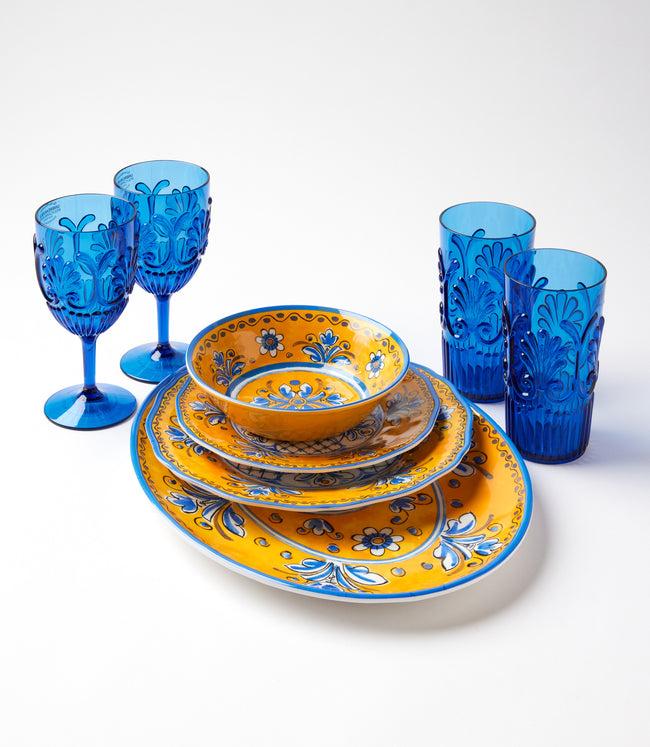 Karen Kane Multi Melamine Tuscany Dinner Plate Karen Kane