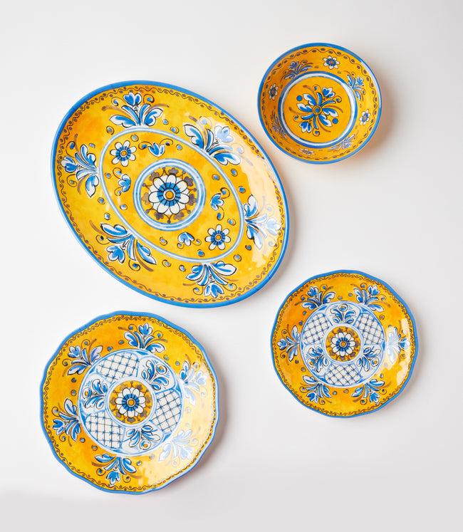 Karen Kane Multi Melamine Tuscany Serving Plate Karen Kane