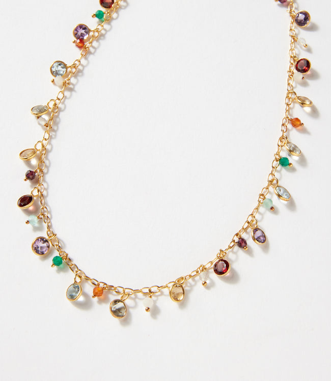 Karen Kane Multi Multi Color Gemstone Necklace Karen Kane