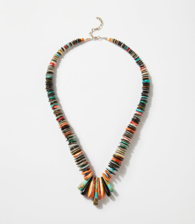Karen Kane Multi Santo Domingo Turquoise Beaded Necklace Karen Kane