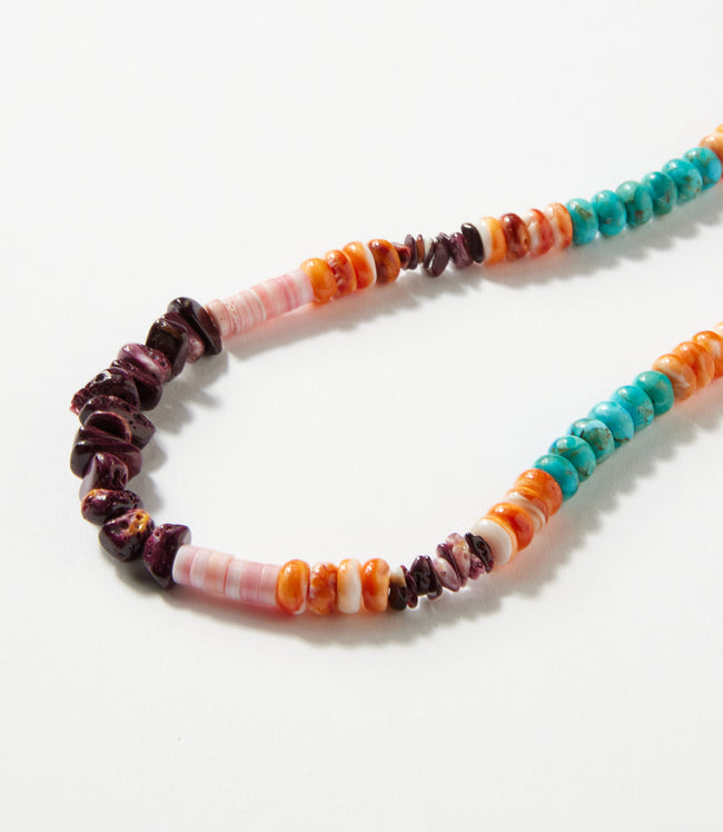 Karen Kane Multi Single Strand Spiny Oyster And Turquoise Necklace Karen Kane