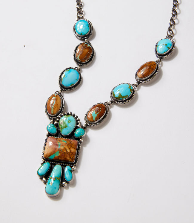 Karen Kane Multi Sonoran Mountain And Boulder Turquoise Necklace & Earring Set Karen Kane