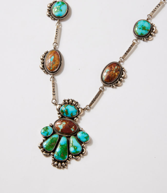 Karen Kane Multi Sonoran Mountain And Boulder Turquoise Necklace & Earring Set Karen Kane