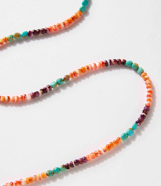 Karen Kane Multi Turquoise And Spiny Oyster Necklace Karen Kane