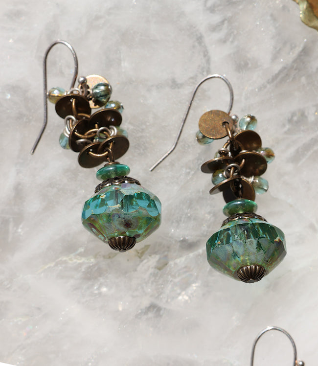 Karen Kane Multi Venetian Dream Antique Medallion Earrings Karen Kane