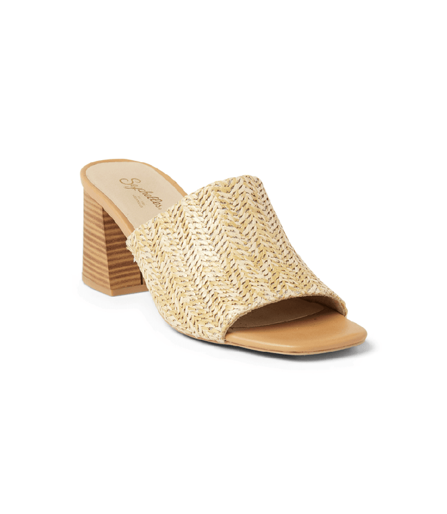 Karen Kane Natural Adapt Raffia Heel Sandals Karen Kane