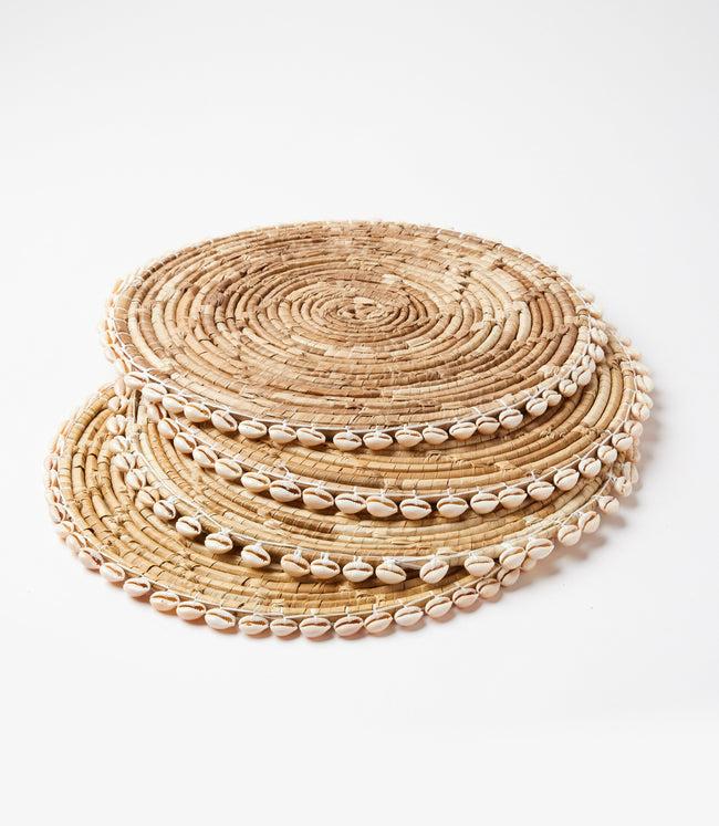 karen kane Natural Seashell Accent Placemats Set Of 4 Karen Kane