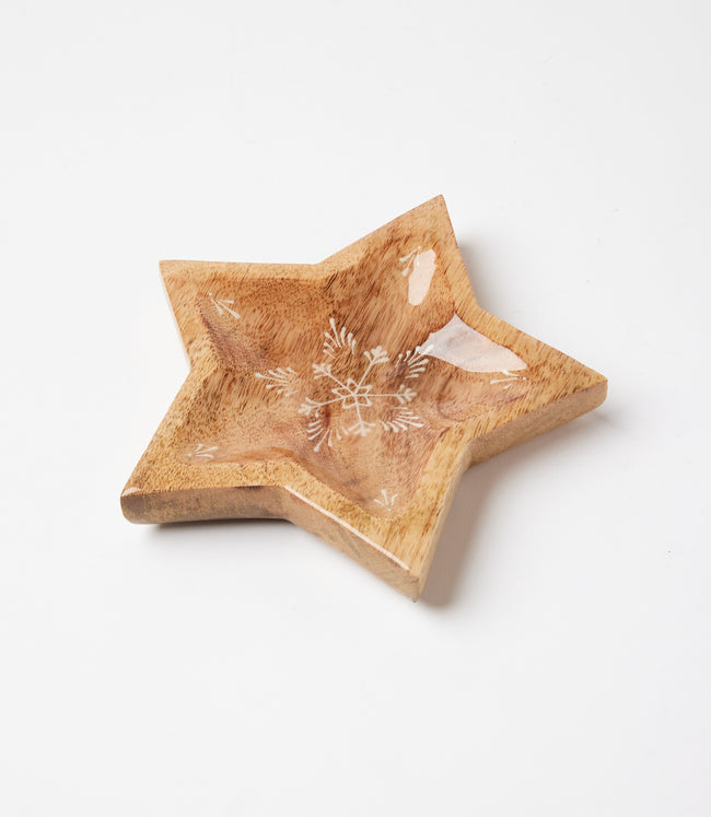 Karen Kane Natural Wooden Star Serving Trays Set Of 2 Karen Kane