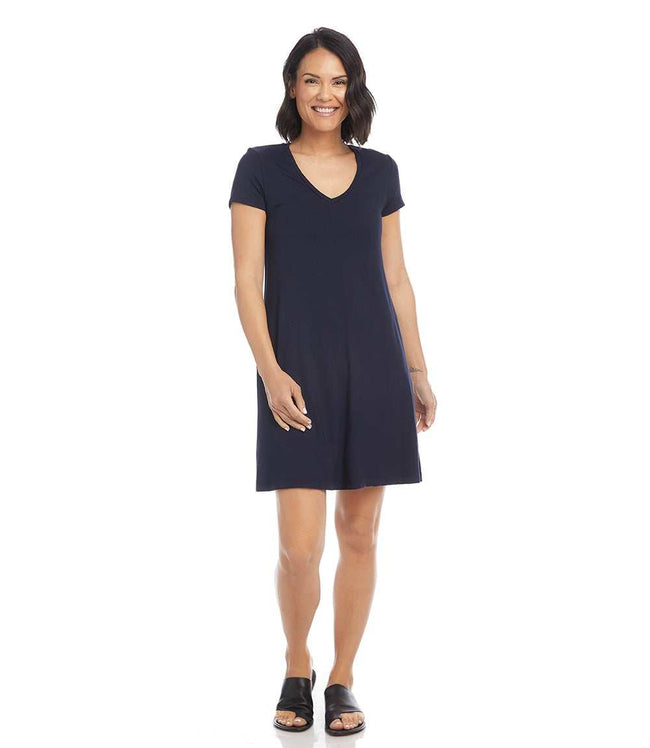 karen kane Navy Quinn V-Neck Pocket Dress Karen Kane