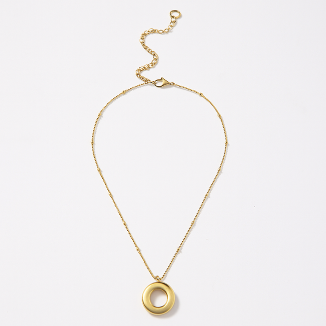 Karen Kane O Gold Bubble Letter Charm Necklace Karen Kane
