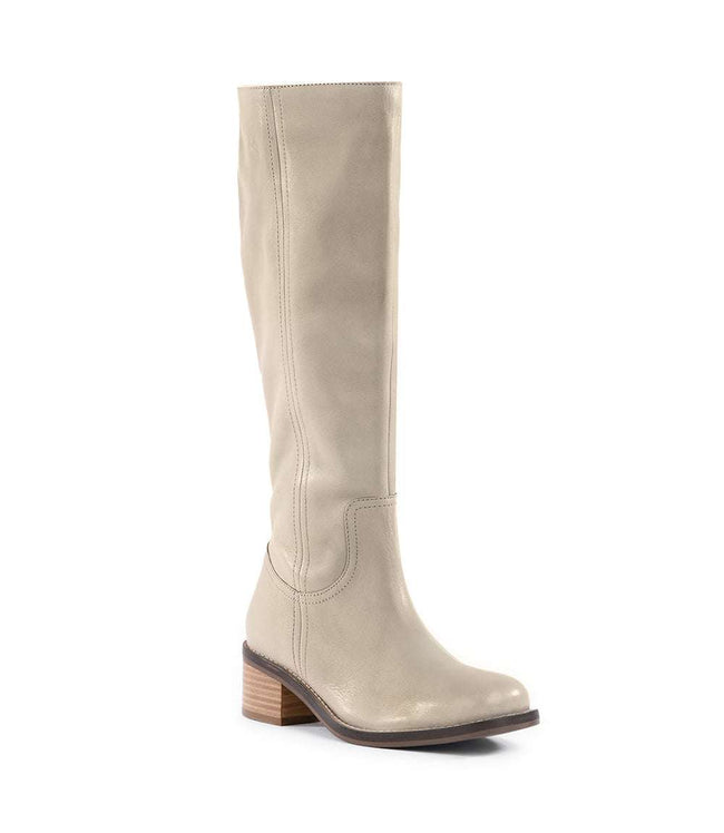 Karen Kane Off White Seychelles Sand In My Boots Round Toe Knee High Boots Karen Kane