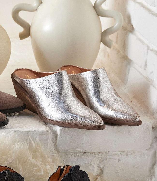 karen kane Pewter Seychelles Morning Joe Mule Boots Karen Kane