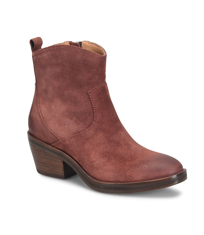 Karen Kane Porto Red Sofft Shaelyn Pull On Western Booties Karen Kane