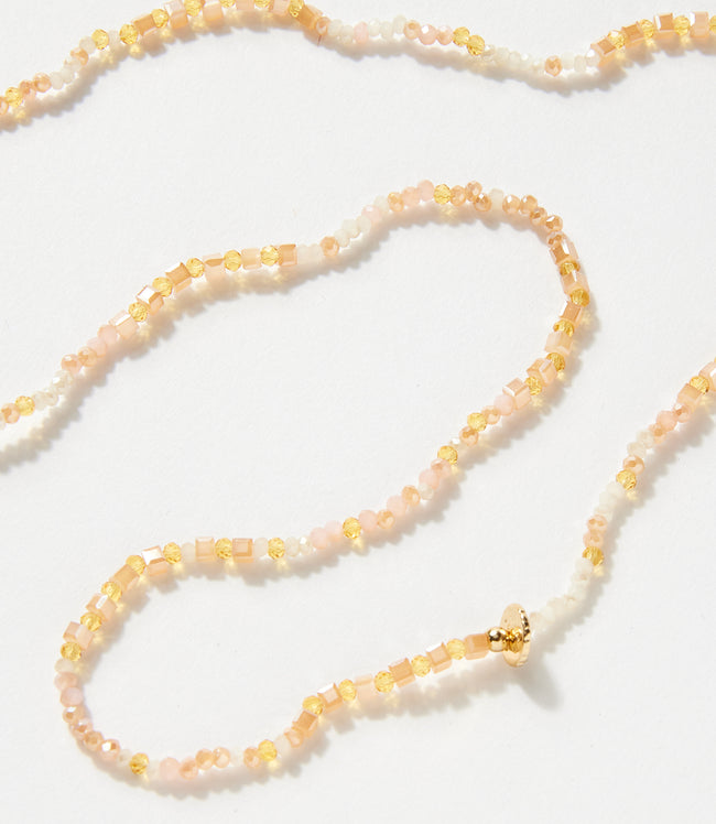 Karen Kane Powder Pink Beaded Gemstone Wrap Bracelet Karen Kane