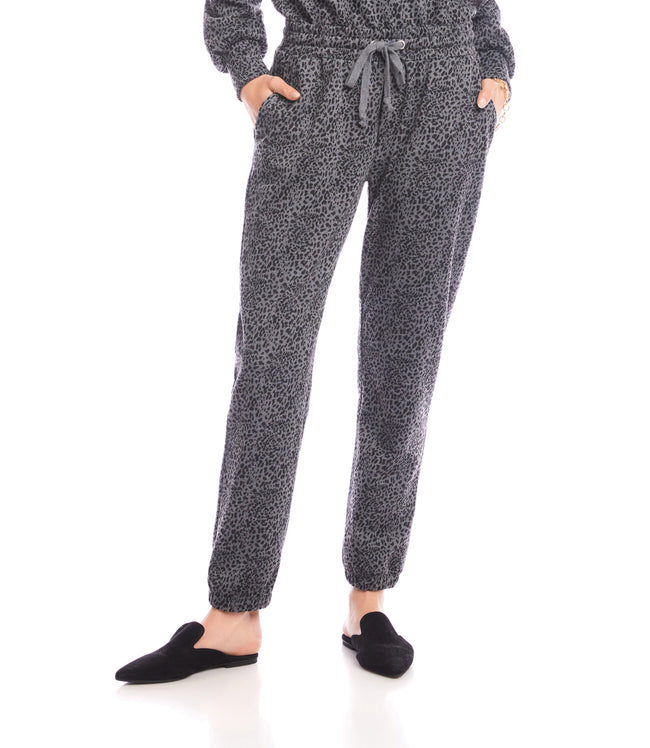 Karen Kane Print Animal Print Sweatpants Karen Kane