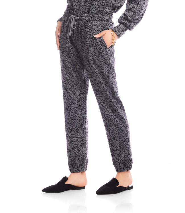 Karen Kane Print Animal Print Sweatpants Karen Kane