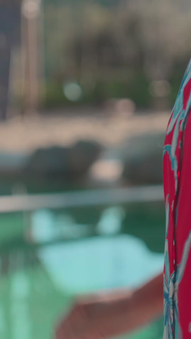 Karen Kane Print Petite Size Puff Sleeve Button-Front Shirt Karen Kane