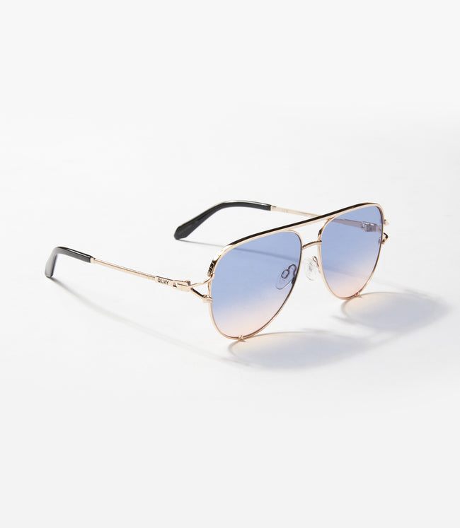 Karen Kane Rose Gold Quay High Key Sunglasses Karen Kane