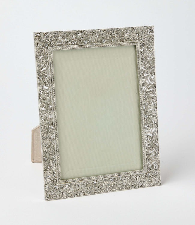 Karen Kane Silver Embellished Crystal Picture Frame Karen Kane
