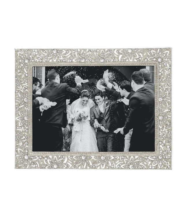 Karen Kane Silver Embellished Crystal Picture Frame Karen Kane