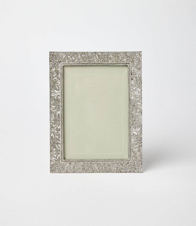 Karen Kane Silver Embellished Crystal Picture Frame Karen Kane
